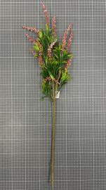 Dirbtinė gėlės šaka, ilgis 63 cm (raudona)