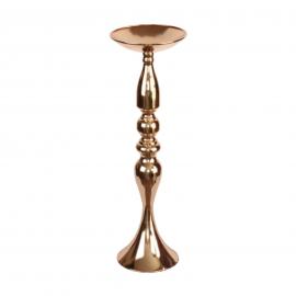 Metalinė žvakidė, aukštis 48cm (auksinė)