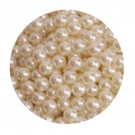 Karoliukai, skersmuo 1.5cm "Kreminis perlas" (500g)