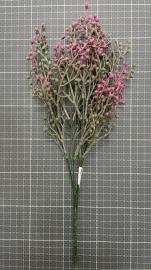 Dirbtinė gėlės šakelė, ilgis 38 cm (rožinė)