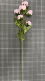 Dirbtinė gėlės šaka, ilgis 60cm (rožinė)