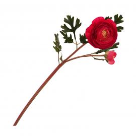 Dirbtinė Jurgino šaka su silikoniniu kotu, ilgis 68cm (Ryški tamsi rožinė)