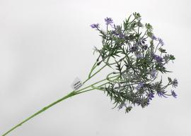 Dirbtinė gėlės šaka, ilgis 61 cm (violetinė)