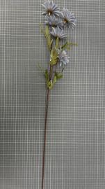 Dirbtinė gėlės šaka, ilgis 75cm (mėlyna)