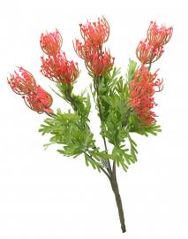Dirbtinė gėlės šakelė, ilgis 42 cm (raudona)