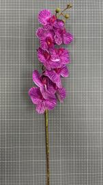 Orchidėjos šaka su 9 žiedais, ilgis 100cm (rožinė-violetinė)