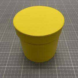 Cilindrinė dėžutė (geltona)