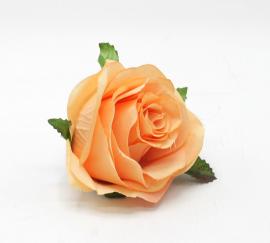 Rožės žiedai 9cm (šv. oranžinė)(12x 0.60€)