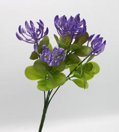 Dirbtinė gėlės šakelė, ilgis 29cm (violetinė)