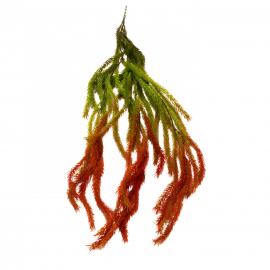 Dirbtinis ilgas vijoklis su smulkiais lapeliais, ilgis 86cm (raudona, žalia)